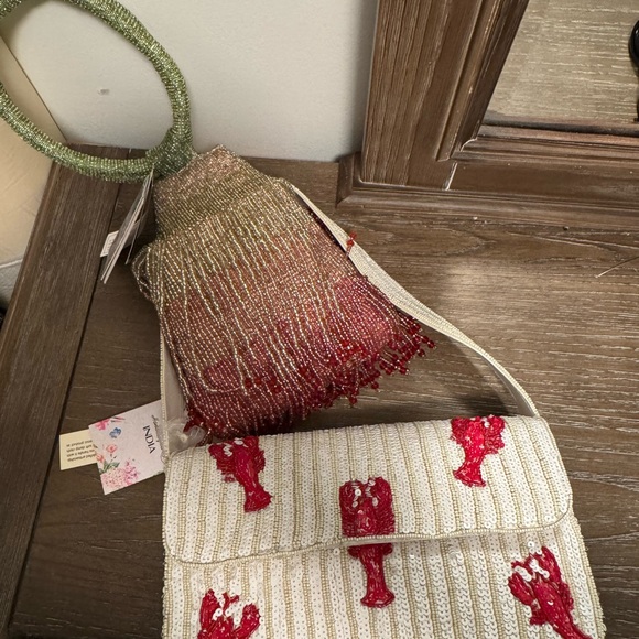 Lobster Beaded Handbag and beaded handbag - Picture 1 of 1